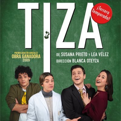 Compañía joven de teatro dirigida por @blancaoteyza #TIZA