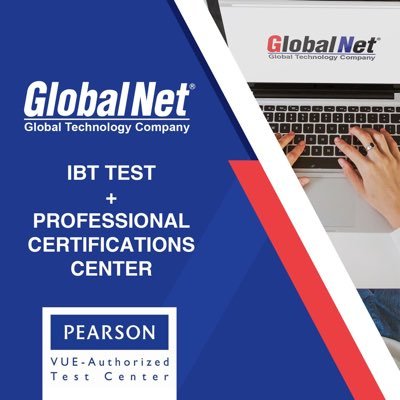 globalnet_test's profile picture. Our Test Center offered online testing services since 2004 as 1st Prometric Authorized Center in Myanmar and developed as Pearson VUE Authorized Center in 2013.