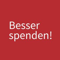 Besser spenden! (@besserspenden) 's Twitter Profile Photo