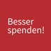Besser spenden! (@besserspenden) Twitter profile photo Besser spenden! (@besserspenden) Twitter profile photo