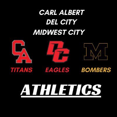 Athletics for Carl Albert, Del City, & Midwest City. Follow along to watch the Titans, Eagles, and Bombers thrive in Mid-Del! #mdpurpose