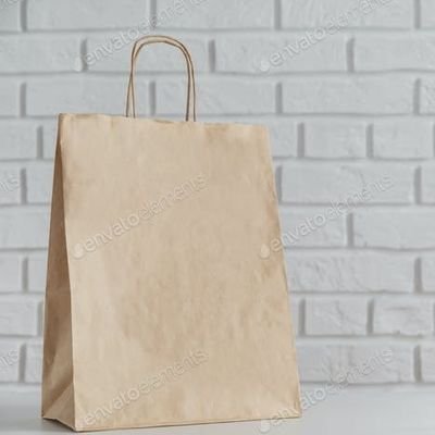 BrownPaperBrick's profile picture. Sentient Brick, in a bag.