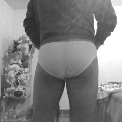 Amante de la ropa interior masculina