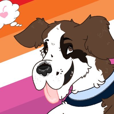 I stream art and games | Nonbinary She/Them | POSITIVE MENTAL ATTITUDE | Friend on Discord drew my pfp of my pup.