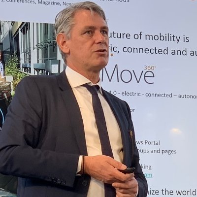 Robertmetzger's profile picture. CEO & Publisher @eMove360.com community portal and trade Show for Mobility 4.0 - electric - connected - autonomous