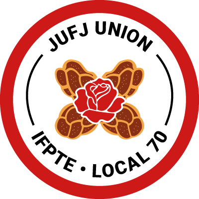 Staff union of @jufj | Proud members of @NonprofitUnion | Fighting for justice and equity in our workplace and across our region. #1u