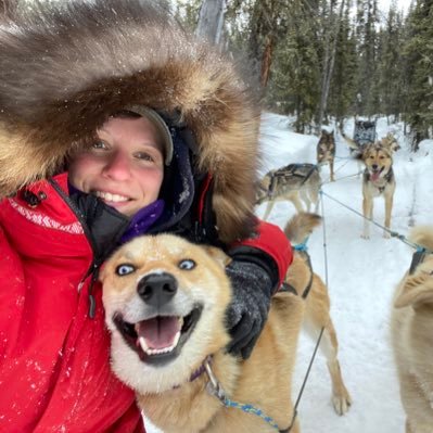 grumpy sled dog that just wants cuddles. (they/them) non-binary queer hangin’ with sled dogs and reindeer in Alaska