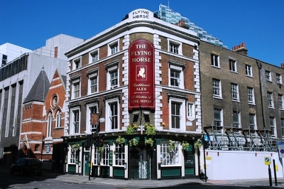 The Flying Horse is a traditional pub in The City of London. Sky Sports, BT Sport and Premier Sports. Great beer, great food, great people, great fun!