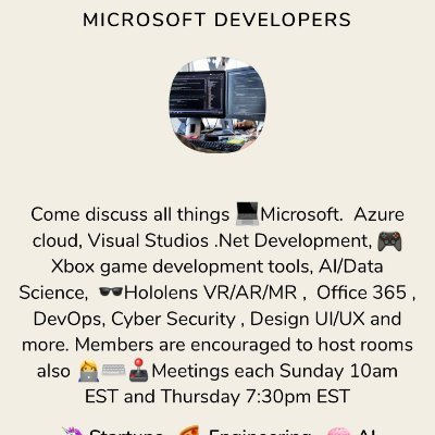 Clubhouse Twitter Microsoft Developers Club