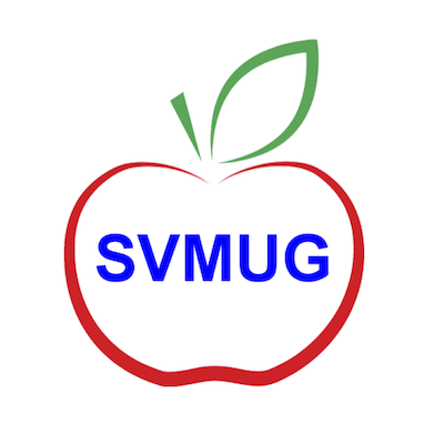 Silicon Valley Apple/Macintosh User Group. We meet on the 3rd Monday of each month (with some holiday exceptions). Meetings are free & open to the public.