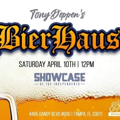 Tony Deppen's BierHaus Saturday April 10th Tampa,Florida Live On IWTW