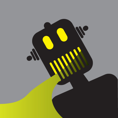 BarfBot's profile picture. BarfBot is programmed to barf sympathetically. 
BarfBot regurgitates barf-related twitter data 24/7.