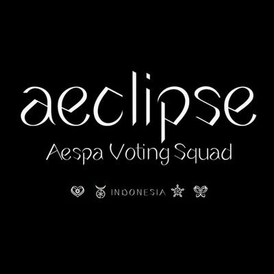 Aeclipse Voting Squad. Only for #AESPA. aespavoting_ina on instagram!
