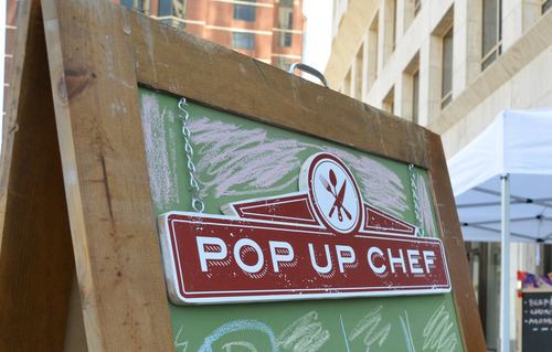 Pop Up Chef is a weekly summer event on the Westside, where a renowned Atlanta chef comes out to the Westside Provisions District on Wednesdays from 11-2