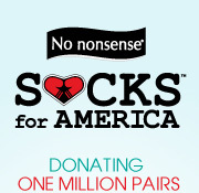 No nonsense is donating 1 million pairs of socks to K.I.D.S. (Kids in Distressed Situations), who will help distribute them to families in need here in America.