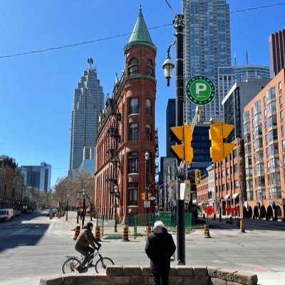 The Flatiron Building is located at 49 Wellington St. E in Toronto. This account tracks OVR users that visit the site and view the augmented reality experience.