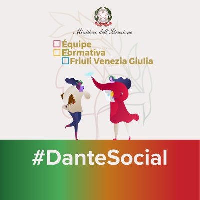 “Dopo #PoesieSID, siamo pronte a giocare con #DanteSocial: dal 22 marzo festeggiamo con tutte le scuole il Sommo Poeta... digitalmente!”