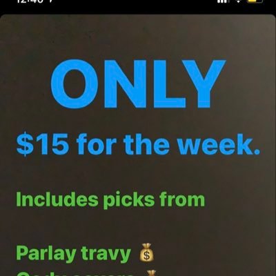 Pro Sports picks.  main insta account @sportspicks320