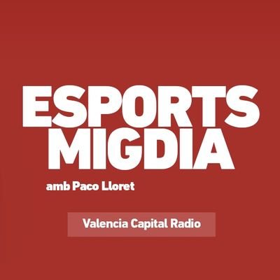 El programa d'esports de Valencia Capital Radio (@Capital_vlc). De dilluns a divendres de 13:05h a 15h amb @pacolloret_ i el seu equip | 📻 94.5 FM 📲 Web