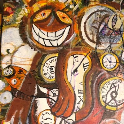 Cheshire Cat at Night, No Day job in Light. Creator of