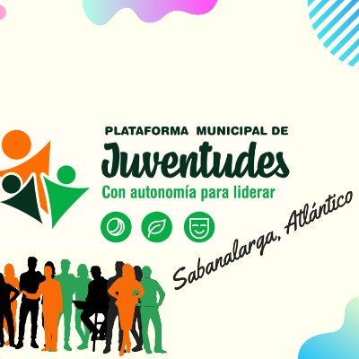 Bienvenidos al perfil de Twitter de la Plataforma Municipal de Juventudes de Sabanalarga, Atlántico.