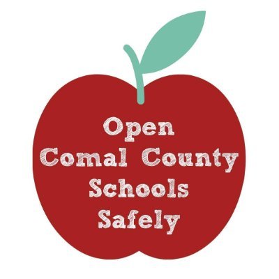 Parents, teachers, and community members advocating for safe schools in Comal County.