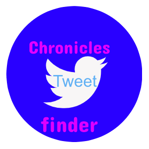 Your TWEETS can Impact Change, Become an Agent of influence with Chronicles Finder( Tweets Are Not Financial Advice)