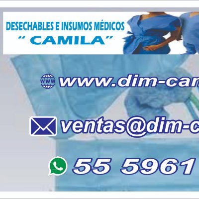 Productos Desechables para:
+ Hospitales
+ Clínicas Privadas
+ Clínicas de Depilación
+ Clínicas de SPA
+ Consultorios Médicos