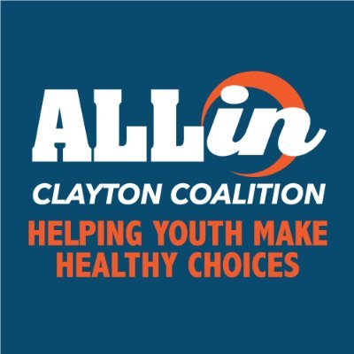 The mission of the All In Clayton Coalition is to keep Clayton youth safe from the effects of substance misuse.