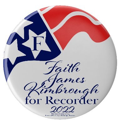 I'm Faith James Kimbrough and I'm running for Marion County Recorder in 2022. Vote for me because I have the knowledge that you need! Faith - The Right Choice!