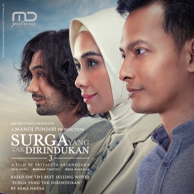 Akun resmi film Surga Yang Tak Dirindukan dari @MDPictures.