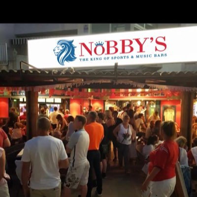 Alcudia´s No.1 Sports & Music Bar showing all sports events & great music The place to watch ALL LIVE sports on 14 LARGE screens. @nobbysalcudia