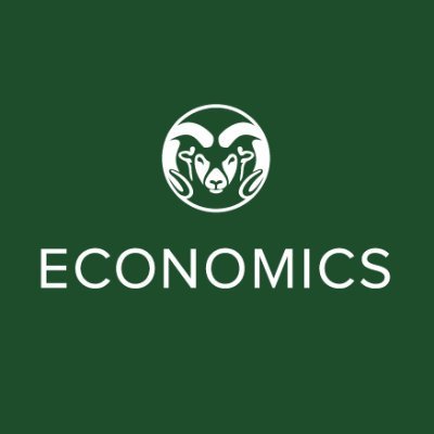 @ColoradoStateU Economics is a vibrant academic community with internationally recognized strengths in environmental, regional, & heterodox economics.