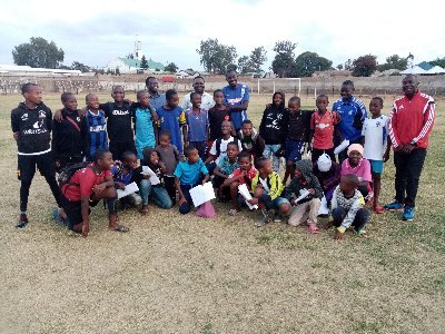 Football Youth Project, Volunteering football basic Training program Tanzania Arusha, Age 5 to 16 boys, Soccer platform.