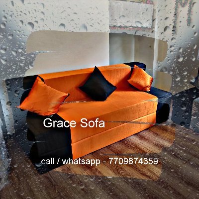 Folding Sofa Cum Bed, Cover Removable Washable, No Wood, Dr Foam, 50 Density Used ... Call / Whatsapp - 7709874359 - We Deliver Sofa Cum Bed All Over India