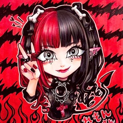 ❤︎赤黒Punk girl🖤♥️頭半分こ の人です⛓ 生息地インスタ多め🥀アイコン🥀▶︎@sumire3339 ❤️‍🔥