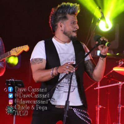 Cantante de Profesión, la música es mi más grande pasión, la manera más Sublime de Vivir!
Vocalista De Chicle & Pega