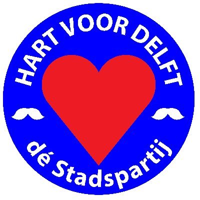 Hart voor Delft’, dé stadspartij. Met veel aandacht, passie en compassie vóór de stad en haar inwoners, dus dat zit wel snor!Ook op Facebook.