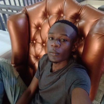 young dedicated and hardworking African with a dream to fullfil in a future