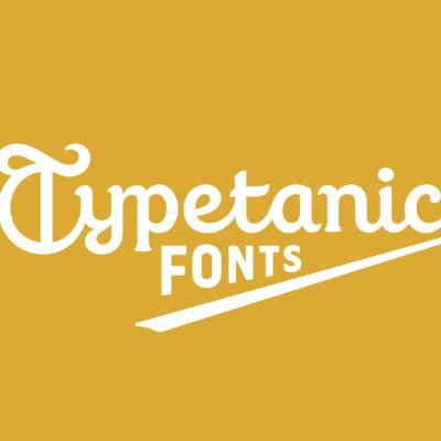 Typetanic is the personal type foundry & lettering studio of @grshutters.