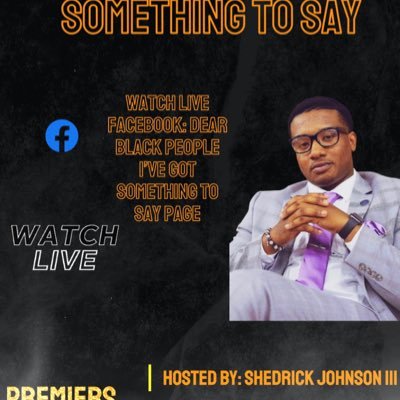 Let's continue to allow our voices to be heard as we have  so much more to say! ✊ our founder @JohnsonShedrick ✊🏾 EST. 5/29/2020