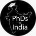 PhDs of India (@phdsofindia) Twitter profile photo PhDs of India (@phdsofindia) Twitter profile photo