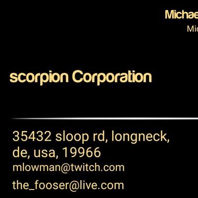 owner and founder of Scorpion Corporation