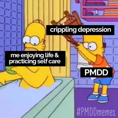 MyPMDDLife_'s profile picture. diagnosed : pmdd, general anxiety, social anxiety, ibs, ptsd, depression and mild ocd. 25 | lesbian | find me at @sarangjayy for non period bants xoxo