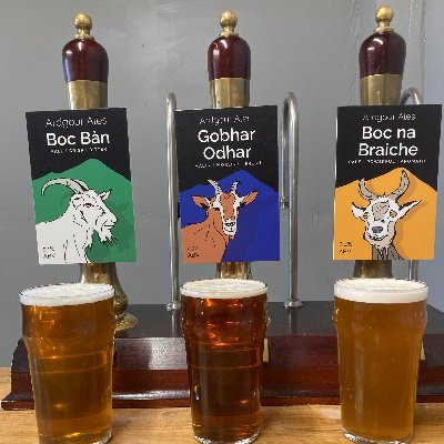 Real Ales brewed in Ardgour. Gàidhlig. Goat themed beers. Beer tent. Fire pits. Filled rolls. Best pizzeria on  Ardnamurchan peninsulas. Àite | Leann | Beatha.