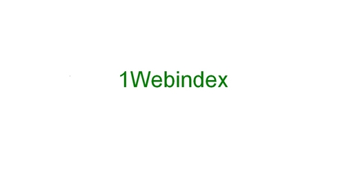 1Webindex's profile picture. A source to great web affiliate programs, internet new and blogging tips