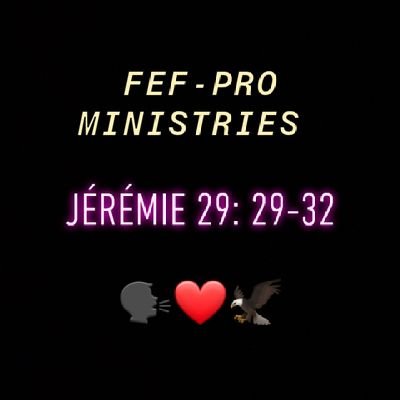 fef-proministries est un plateforme qui met en valeur le nom du christ et prépare l'église pour le retour de l'époux enfin qu'il trouve son épouse clean 🗣❤🦅