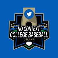 No Context College Baseball(@nocontextcws) 's Twitter Profile Photo