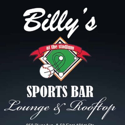 Billy’s Bar opened in 1998 holding the perfect position off of the 161st Street – only a ball’s throw away from the legendary Yankee Stadium.