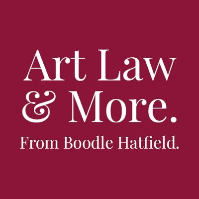 Dedicated to art and art law news. Brought to you by @BoodleHatfield. #art #law #artlaw #artnews